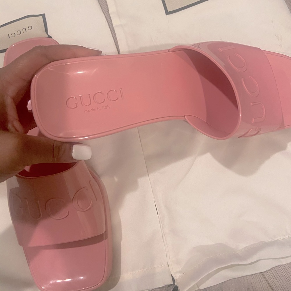 Pink Gucci Sandals